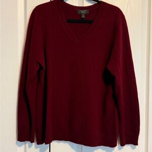 Charter Club Cashmere Burgundy Sweater